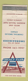 Matchbook Cover - Swanky Club Henderson NV Lions Club Kiwanis WEAR