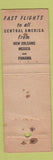 Matchbook Cover - TACA Airlines Chiclets POOR