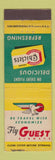 Matchbook Cover - Guest Airlines Chiclets Gum
