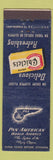 Matchbook Cover - Pan American Airlines Am Chiclets Gum