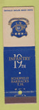 Matchbook Cover - 19th Infantry Schofield Barracks TH Hawaii