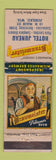 Matchbook Cover - Braumeister Beer Hotel Juneau WI WORN