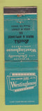 Matchbook Cover - Westinghouse  Appliances Booth's Bakersfield CA #2 BLUE POOR