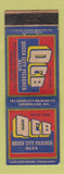Matchbook Cover - Queen City Beer Cumberland MD