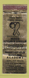 Matchbook Cover - Bakersfield Bowling Academy CA POOR
