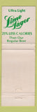 Matchbook Cover - Lime Lager Beer WEAR