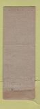 Matchbook Cover - Budweiser Beer Blue Jay Bar low phone # WORN John Murgurza