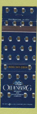 Matchbook Cover - Oldenberg Brewery Fort Mitchell KY Beer