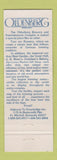 Matchbook Cover - Oldenberg Brewery Fort Mitchell KY Beer