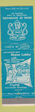 Matchbook Cover - Henry Grady Hotel Atlanta GA WEAR