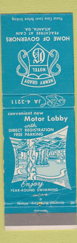 Matchbook Cover - Henry Grady Hotel Atlanta GA WEAR