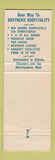 Matchbook Cover - Henry Grady Hotel Atlanta GA WEAR