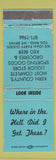 Matchbook Cover - Larry Murray's Derrick Liquors Bakersfield CA WEAR