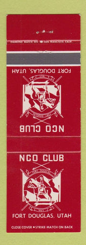 Matchbook Cover - NCO Club Fort Douglas UT