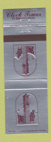 Matchbook Cover - Clock Tower Fort Sam Houston TX