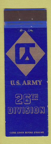 Matchbook Cover - US Army 26th Division Federal