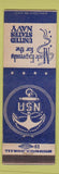 Matchbook Cover - US Navy WEAR