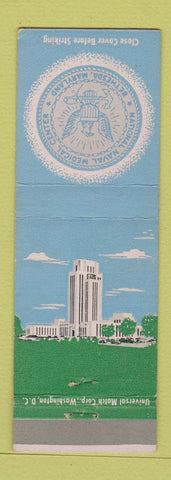 Matchbook Cover - National Naval Medical Center Bethesda MD