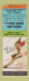 Matchbook Cover - Bagel Box Bakery Jackson Heights NY pinup POOR
