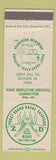 Matchbook Cover - Puget Sound Naval Shipyard Bremerton WA