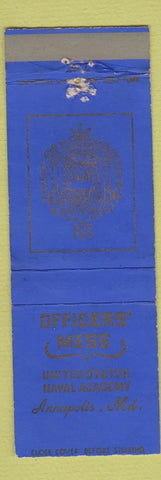 Matchbook Cover - Officers' Mess Naval Academy Annapolis MD WEAR