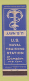 Matchbook Cover - US Naval Training Station Sampson NY