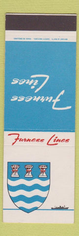 Matchbook Cover - Furness Lines Cruise London UK England SAMPLE