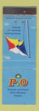 Matchbook Cover - P&O Peninsular and Oriental Steam Navigation UK WORN