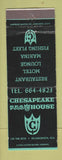 Matchbook Cover - Chesapeake Seafood House Islamorada FL WEAR