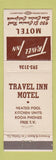 Matchbook Cover - Travel Inn Motel San Carlos CA