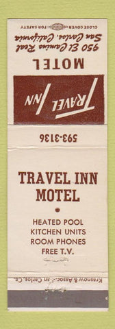 Matchbook Cover - Travel Inn Motel San Carlos CA