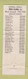 Matchbook Cover - Dohrn Transfer Trucking Rock Island IL #2 WHITE