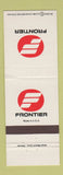 Matchbook Cover - Frontier Airlines