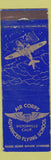 Matchbook Cover - Advanced Flying School Air Corps Victorville CA WEAR