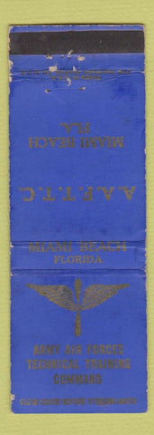 Matchbook Cover - Army Air Forces Technical Training Miami FL WEAR