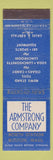 Matchbook Cover - Armstron Company Boston MA Railroad News