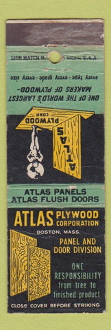 Matchbook Cover - Atlas Plywood Corp Boston MA WEAR