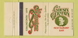 Matchbook Cover - Au Cousin Germain Restaurant Bar Ste Foy QC 30 Strike
