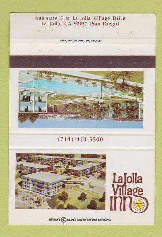 Matchbook Cover - LaJolla Village Inn CA 40 Strike