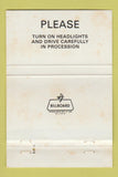 Matchbook Cover - Young Nichols Funeral Home Tipton IN 40 Strike