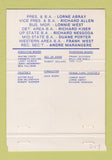Matchbook Cover - Ironworkers Union Lorne Abray MI? 40 Strike