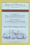 Matchbook Cover - Denis O'Connor Funeral Home Rockaway Beach NY 40 Strike