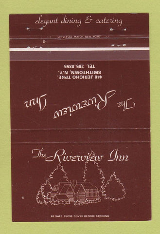 Matchbook Cover - The Riverview Inn Smithtown NY 40 Strike