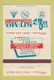 Matchbook Cover - Kit Mo Rental Supply Paducah KY 40 Strike