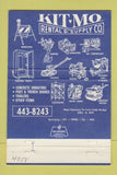 Matchbook Cover - Kit Mo Rental Supply Paducah KY 40 Strike