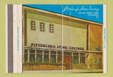 Matchbook Cover - Pittsburgh Home Savings Bank PA #3 40 Strike