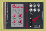 Matchbook Cover - Robotron Industrial Electronics 40 Strike