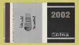 Matchbook Cover - 2002 Control Spain? SAMPLE? 40 Strike