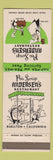 Matchbook Cover - Andersen's Pea Soup Buellton CA #2 WHITE WEAR
