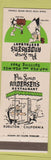 Matchbook Cover - Andersen's Pea Soup Buellton CA #3 UNIVERSAL MATCH WHITE